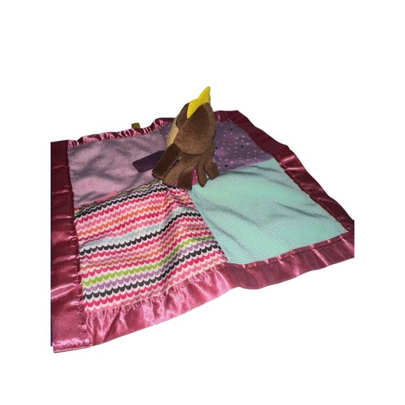 Infantino Sparkle Soft & Snuggly Lovie Pal Princess Pink Teether Sensory Lovey - Picture 2 of 4